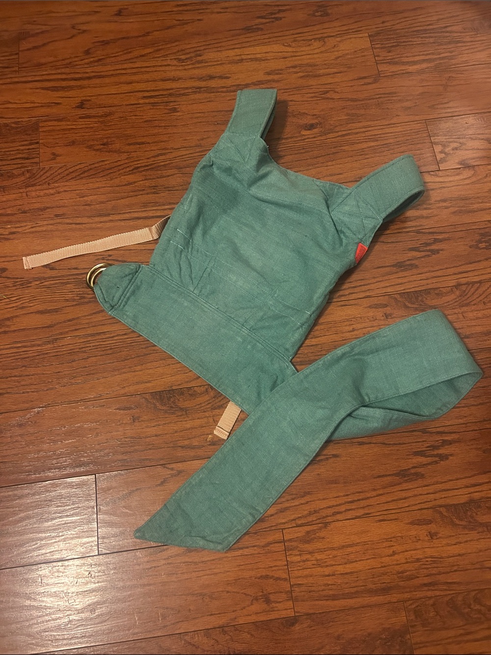 Sakura Bloom Scout Baby In Teal/green. 100% silk